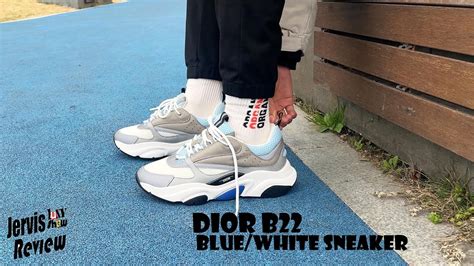 dior b22 babyblue|Dior b22 white silver blue.